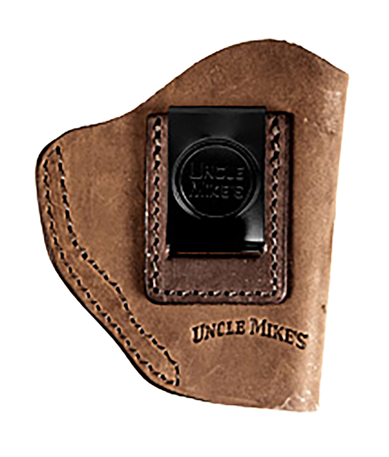 Uncle Mikes by 1791 UMIWB2BRWA IWB Size 02 Brown Leather Belt Clip Holster for Small Frame Revolver Right Hand