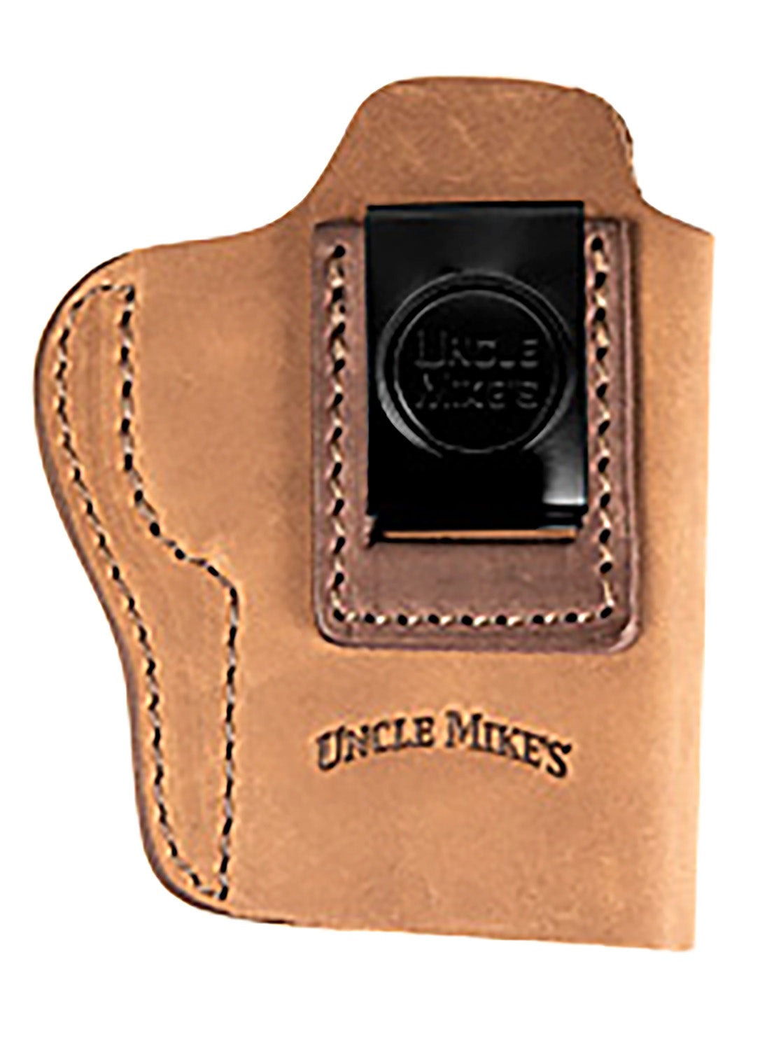 Uncle Mikes by 1791 UMIWB4BRWA IWB Size 04 Brown Leather Belt Clip Holster for Glock 17/19 Right Hand