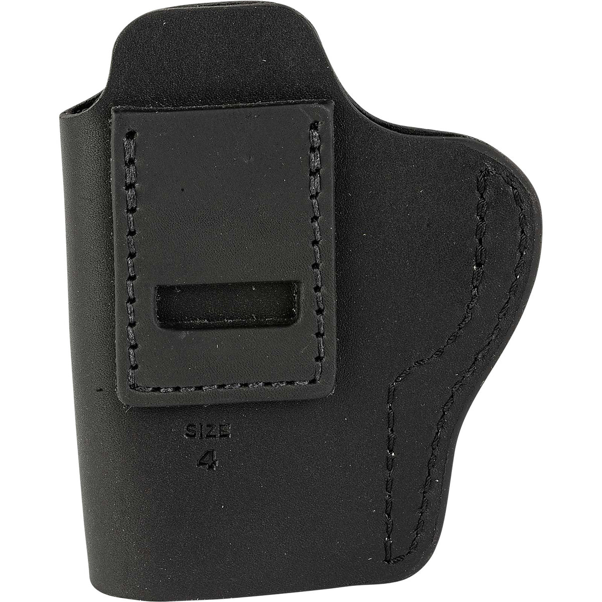 Uncle Mikes by 1791 UMIWB4MBLA IWB Size 04 Matte Black Leather Belt Clip Holster for Glock 17/19 Right Hand