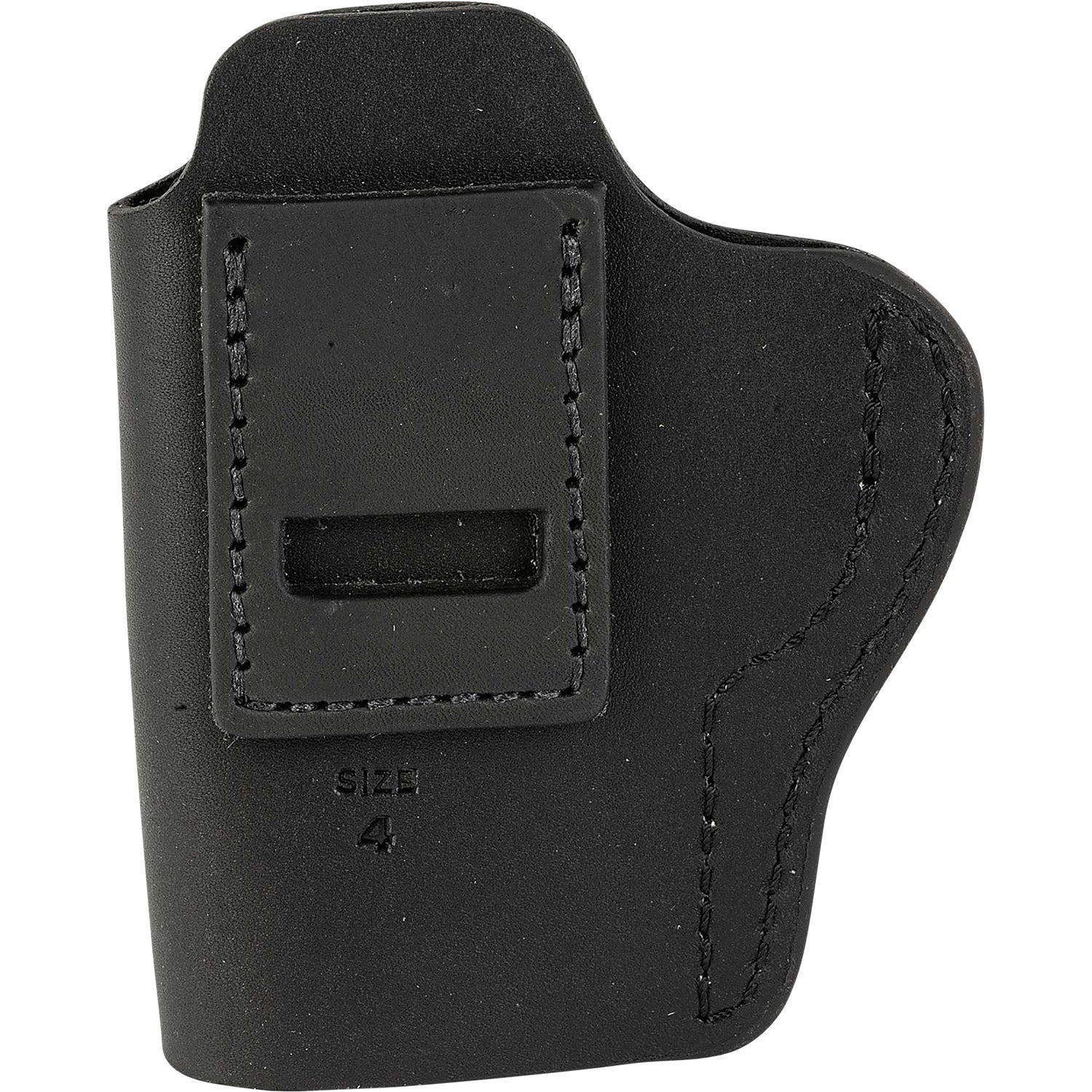 Uncle Mikes by 1791 UMIWB4MBLA IWB Size 04 Matte Black Leather Belt Clip Holster for Glock 17/19 Right Hand