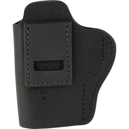 Uncle Mikes by 1791 UMIWB4MBLA IWB Size 04 Matte Black Leather Belt Clip Holster for Glock 17/19 Right Hand