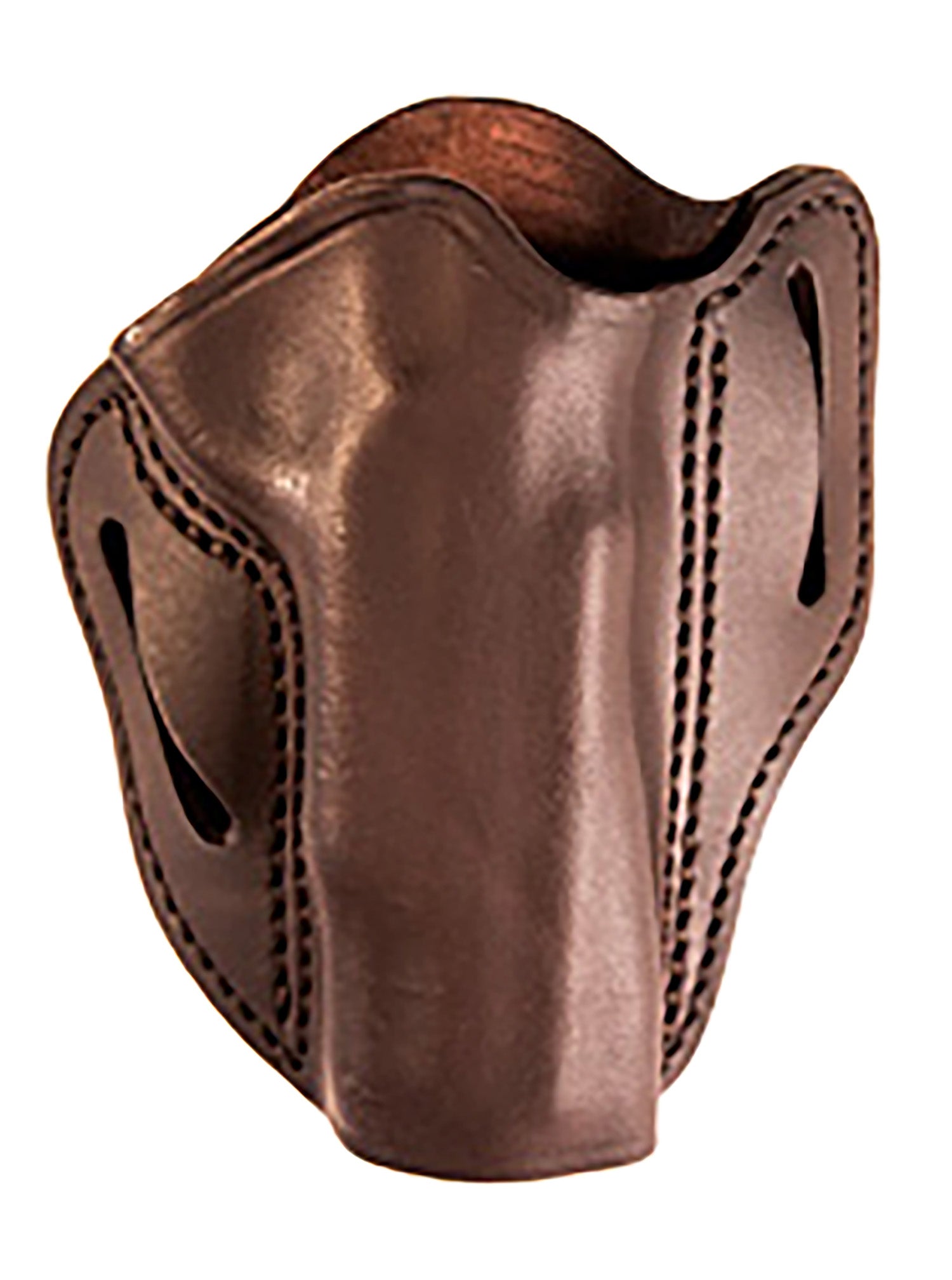 Uncle Mikes by 1791 UMOWB3BRWR OWB Size 03 Brown Leather Belt Slide Holster for 1911 5" Right Hand