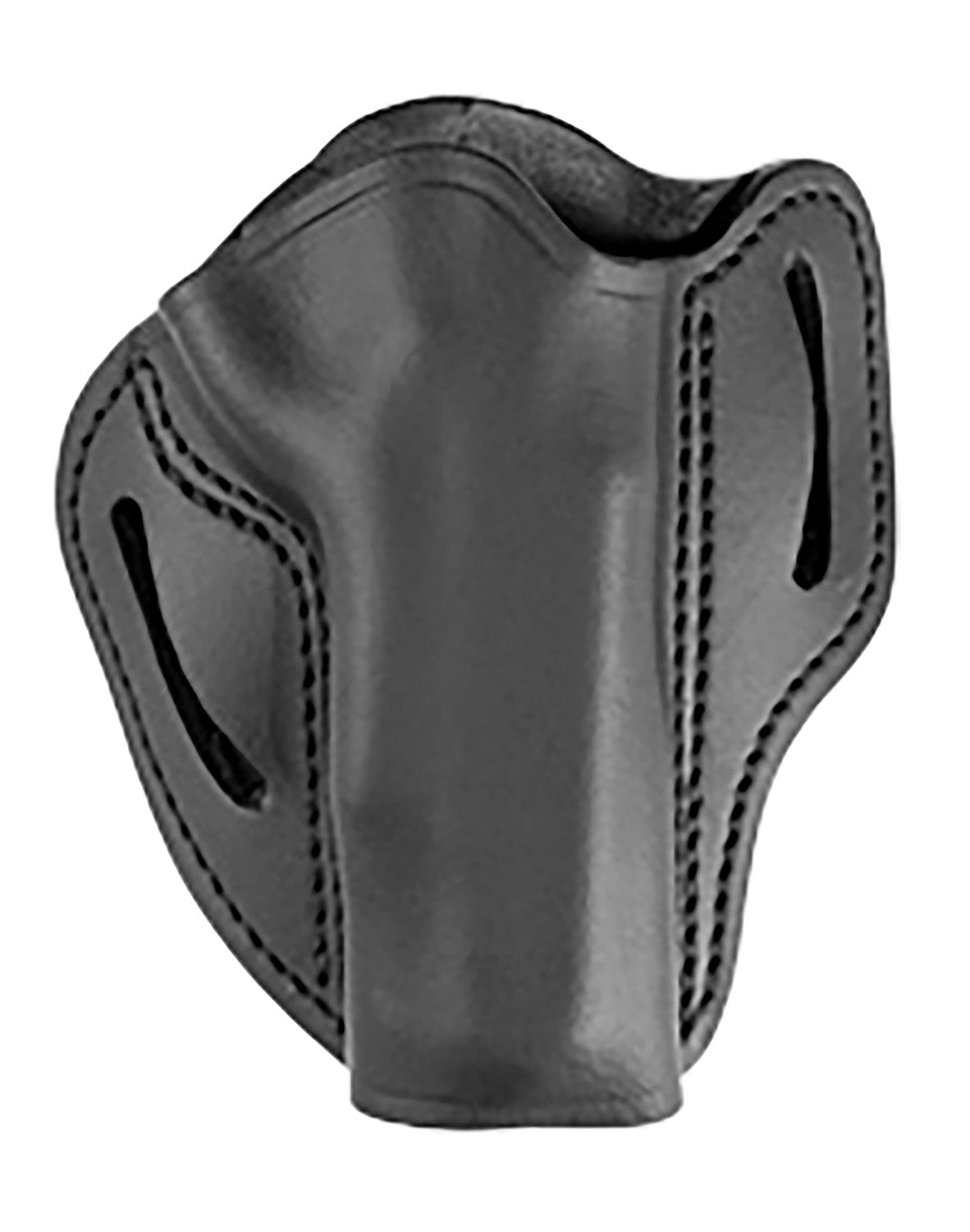 Uncle Mikes by 1791 UMOWB3MBLR OWB Size 03 Matte Black Leather Belt Slide Holster for 1911 5" Right Hand