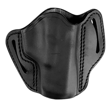 Uncle Mike's Leather OWB Holster Size 04 Matte Black Leather Belt Slide Fits Sig P320 Right Hand