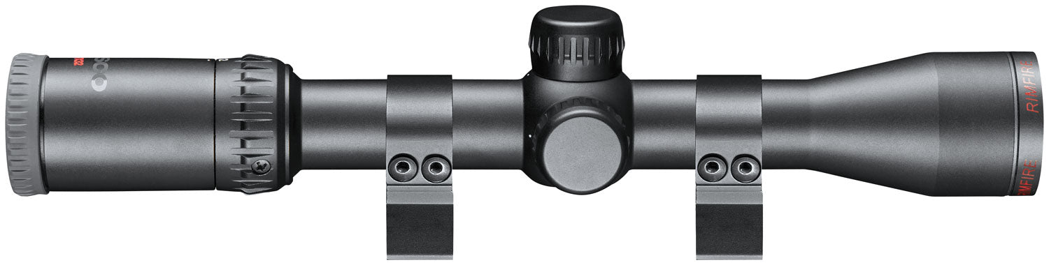 Tasco Rimfire 2-7x32 Black Rifle Scope with Rings, Truplex Reticle