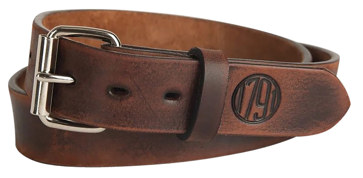 Uncle Mike's by 1791 Gun Belt Dark Brown Leather Size 30/34