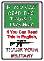 Rivers Edge 12"x17" Tin Sign - "If You Can Read This Sign"