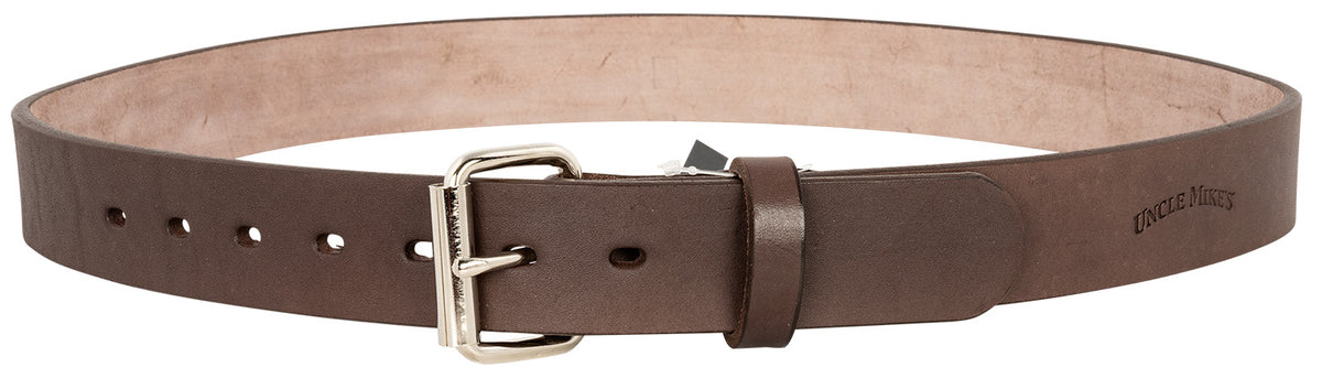 Uncle Mike's by 1791 Gun Belt Dark Brown Leather Size 46/50 1.50" Wide