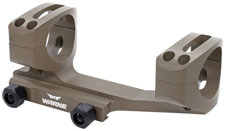 Warne XSKEL30DE X-SKEL 30mm Scope Mount and Ring Combo Flat Dark Earth Cerakote