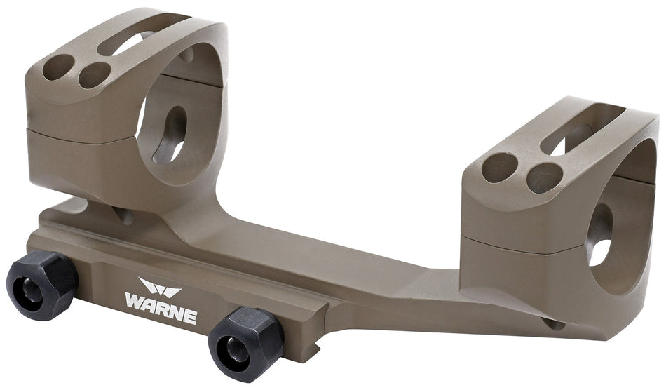 Warne XSKEL30DE X-SKEL 30mm Scope Mount and Ring Combo Flat Dark Earth Cerakote
