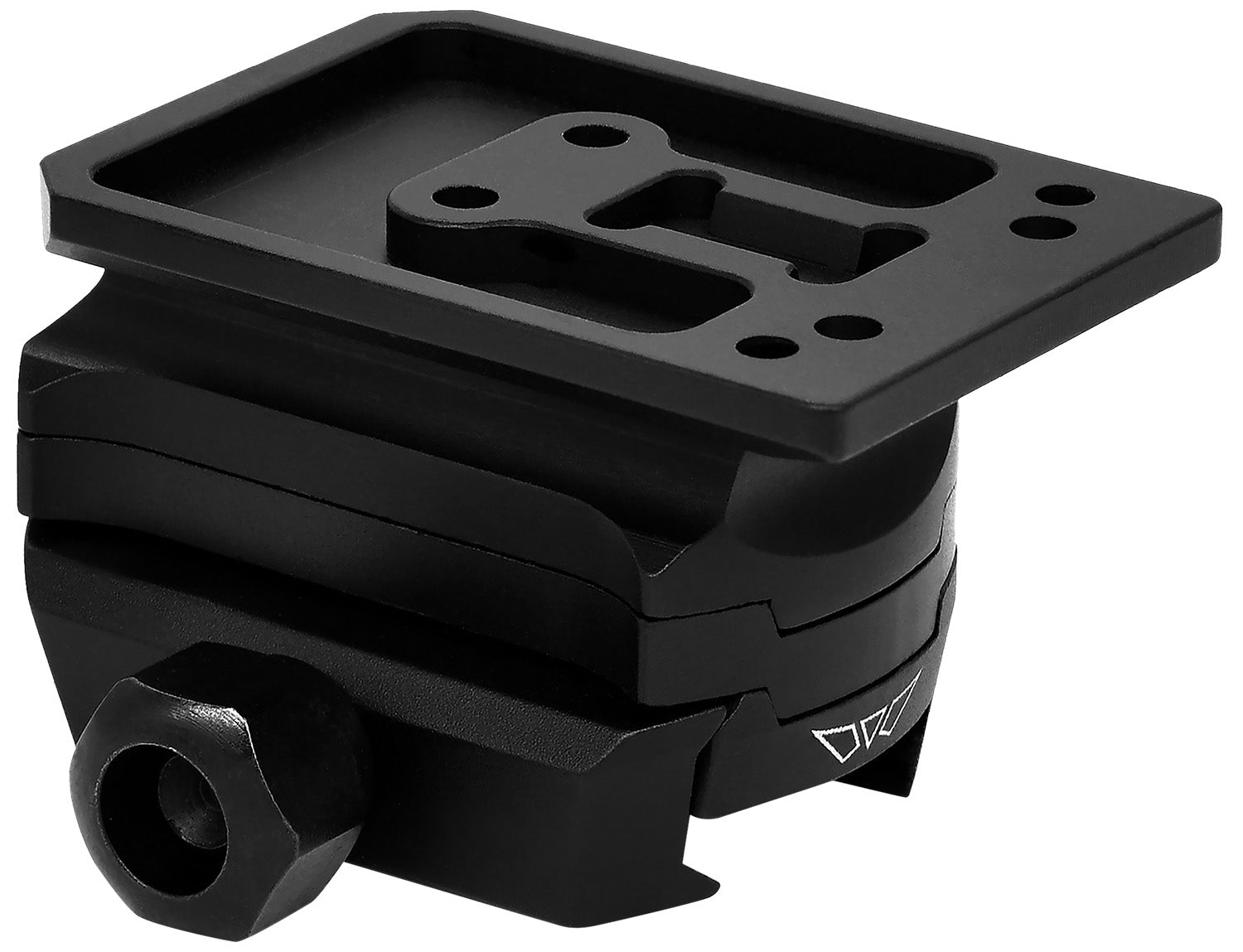 Warne 6105M Red-Dot Riser for Holosun AEMS Optic Tactical Black Anodized