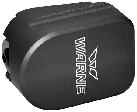 Warne 3306 Magazine Extension Black +3 for 9mm Luger / +4 for 40S&W S&W M&P 9/40
