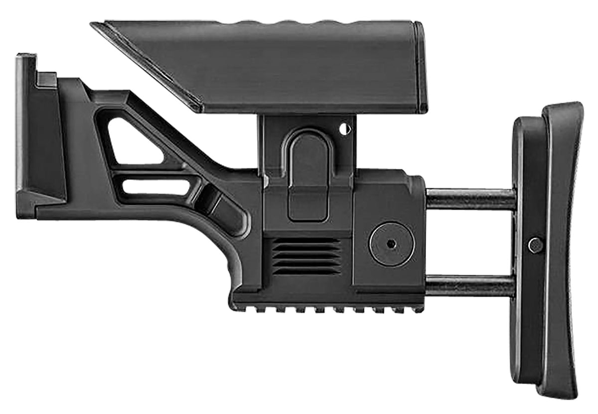 FN 20100566 SSR Rear Stock Assembly for SCAR 16S/17S Black Aluminum Fully Adjustable
