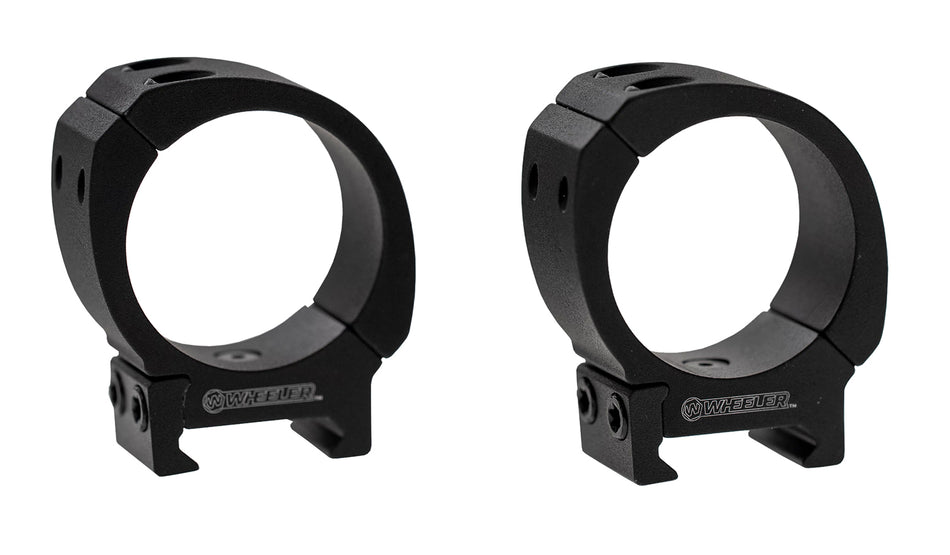Wheeler 1133754 Sporter Scope Rings Black 34mm Medium Height