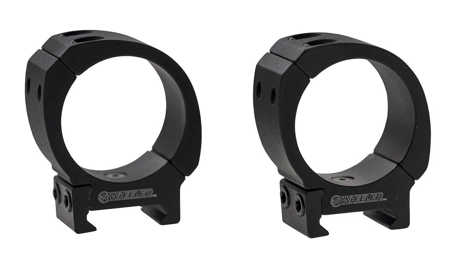Wheeler 1133750 Sporter Scope Rings Black 30mm Low Profile