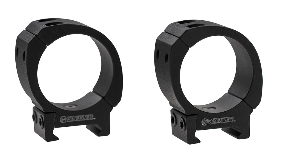 Wheeler 1133750 Sporter Scope Rings Black 30mm Low Profile