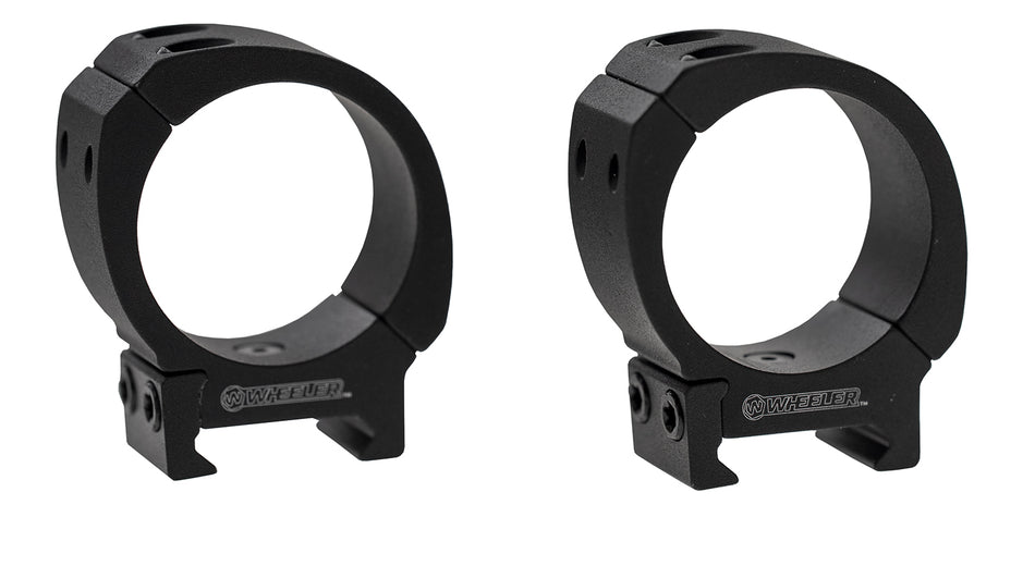Wheeler 1133752 Sporter Scope Rings Black 30mm High Bi-Weaver/Picatinny
