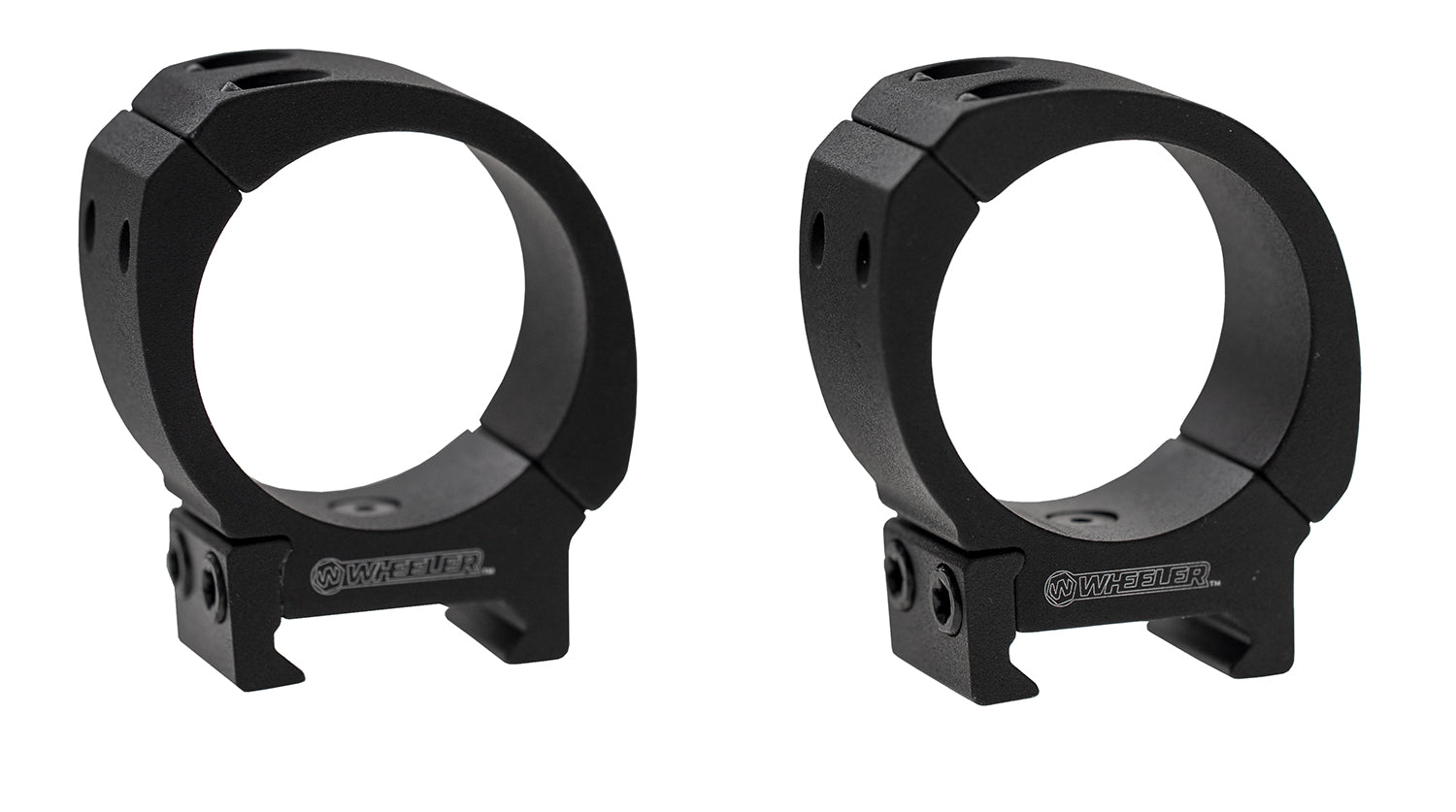 Wheeler 1133747 Sporter Scope Rings Black 1" Low Profile