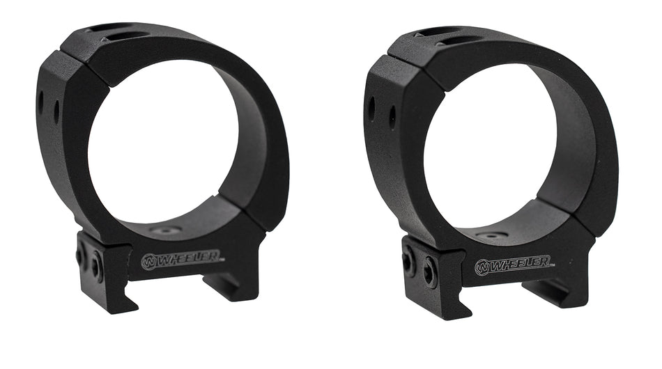 Wheeler 1133747 Sporter Scope Rings Black 1" Low Profile