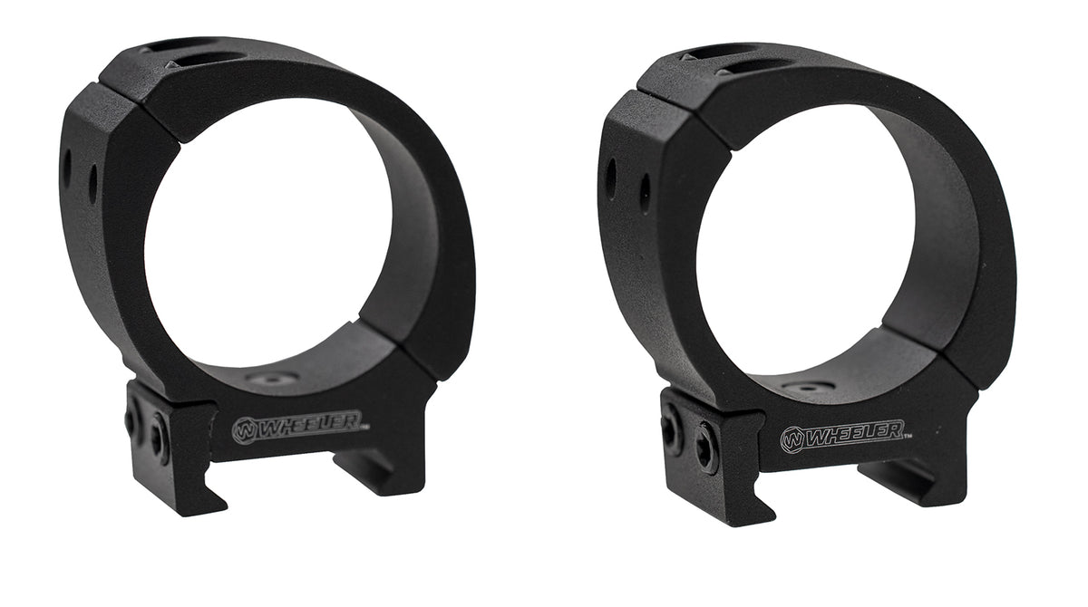 Wheeler 1133749 Sporter Scope Rings Black 1" High Profile