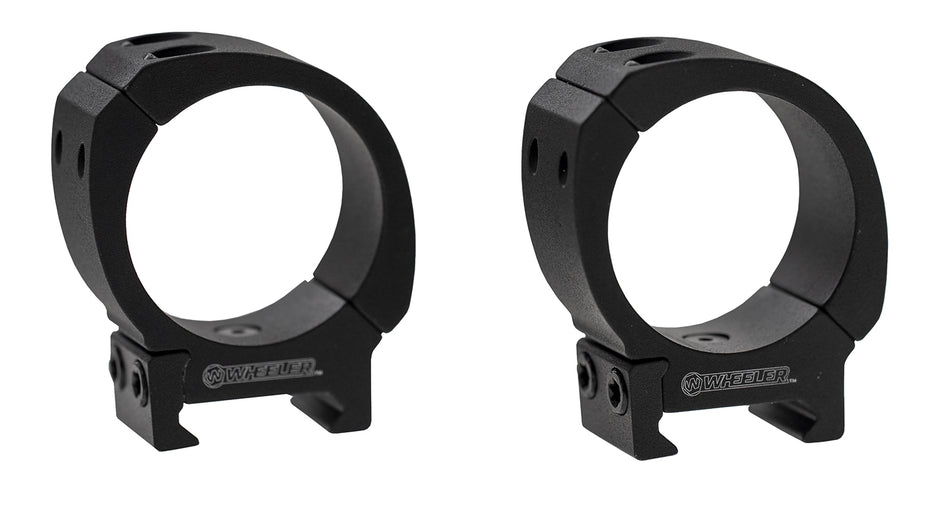 Wheeler 1133749 Sporter Scope Rings Black 1" High Profile