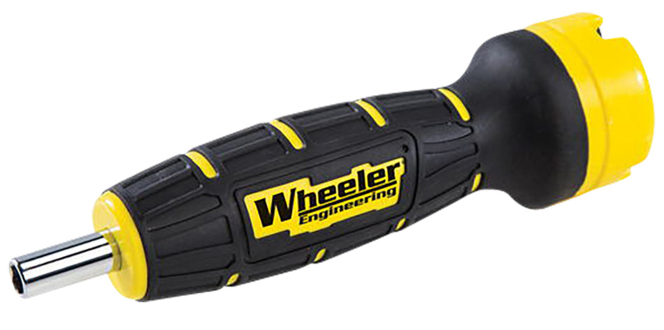 Wheeler F.A.T. Digital Torque Wrench Black/Yellow Universal Firearm 12 Pieces with Digital LCD Display