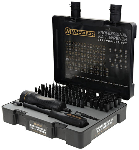 Wheeler 100-Piece Professional F.A.T. Wrench Screwdriver Set, 10-65 In-Lb Torque Range