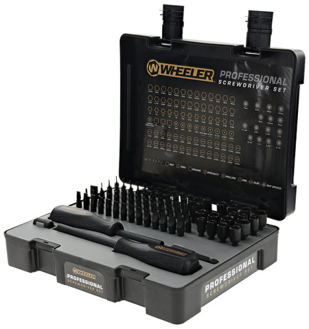 Wheeler 4001003 100-Piece Professional Screwdriver Set, Black
