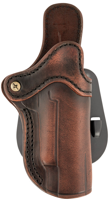 1791 Gunleather Optic Ready Paddle Holster OWB Size 01 Vintage Leather Fits 4-5" 1911 Right Hand