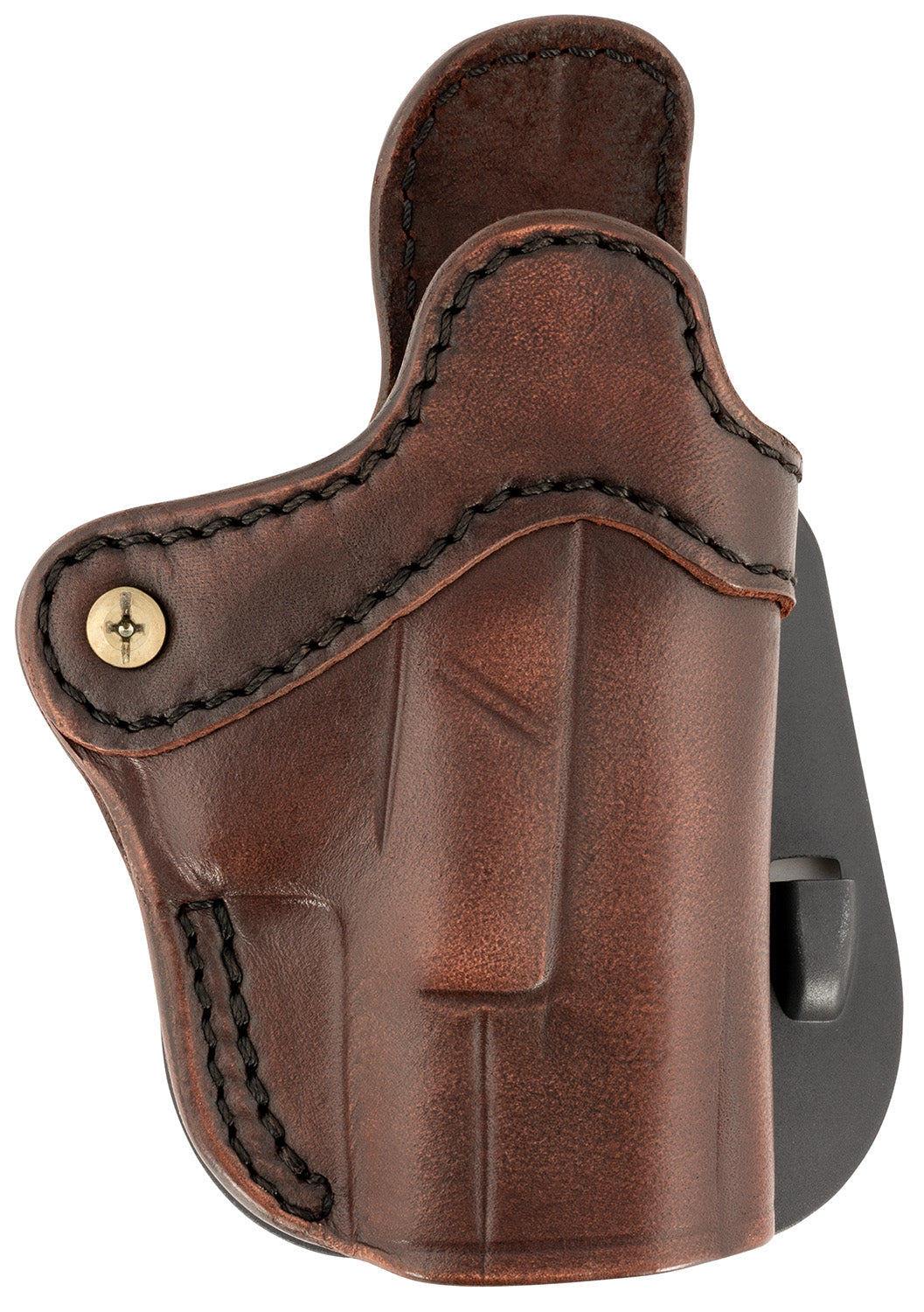 1791 Gunleather Optic Ready Paddle Holster OWB Size 2.1 Vintage Leather Fits S&W M&P Shield/Glock 17/Springfield XD9 Right Hand