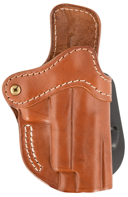 1791 Gunleather Optic Ready Paddle Holster OWB Size 2.3 Classic Brown Leather Fits Glock 17/Walther PPQ Right Hand