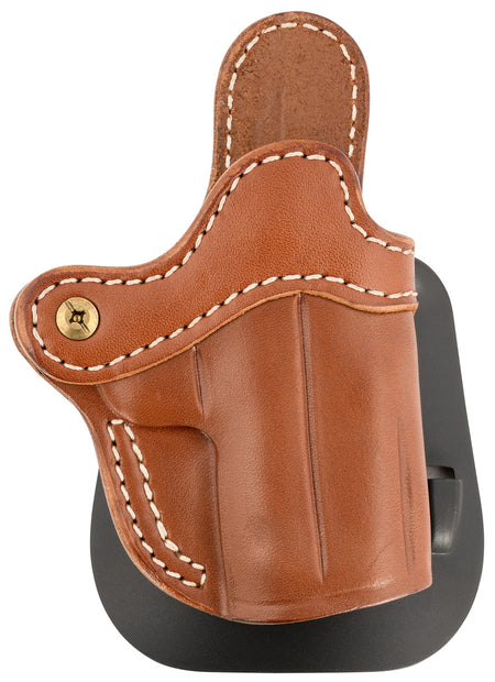1791 Gunleather Optic Ready Compact Paddle Holster OWB Classic Brown Leather Fits Sig P365/Taurus GX4/Glock 43 Right Hand