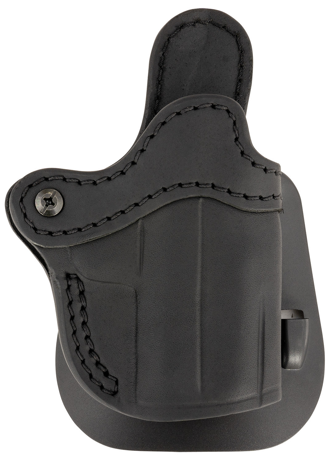 1791 Gunleather Optic Ready Compact Paddle Holster OWB Black Leather Fits Glock 43/Taurus GX4/Sig P365 Right Hand