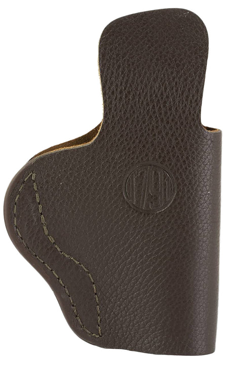 1791 Gunleather Fair Chase IWB Size 04 Brown Deer Hide Leather Holster Belt Clip Left Hand Fits Glock 17/19