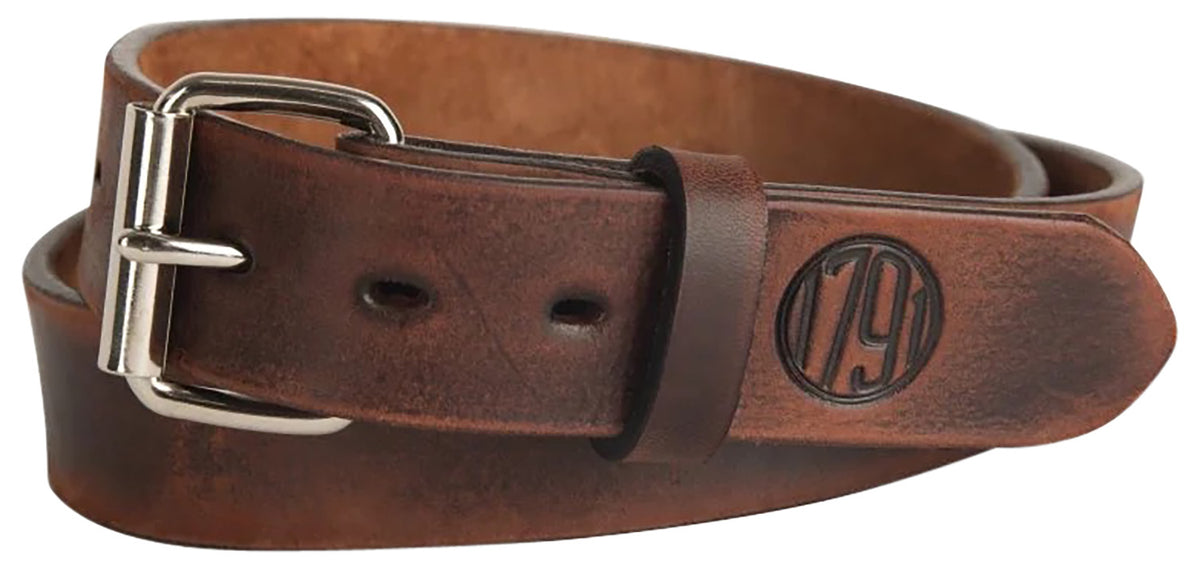 1791 Gunleather 01 Gun Belt Vintage Leather 48/52 1.5" Wide Buckle Closure