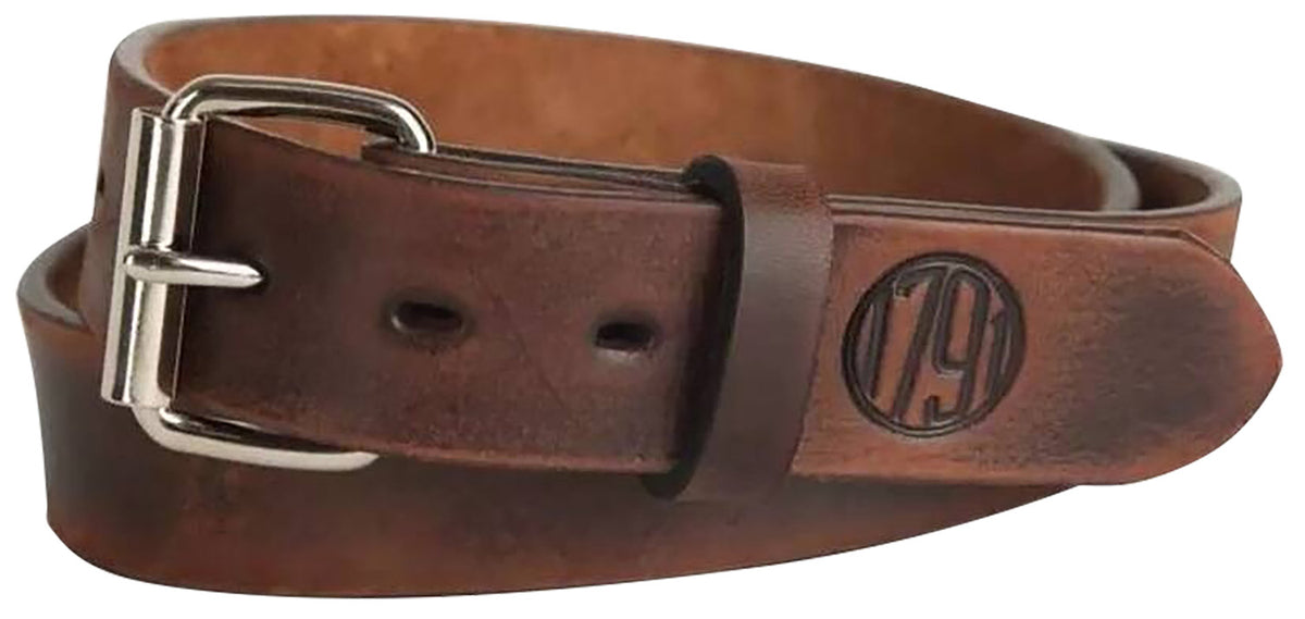 1791 Gunleather 01 Gun Belt Vintage Leather 40/44 1.5" Wide Buckle Closure