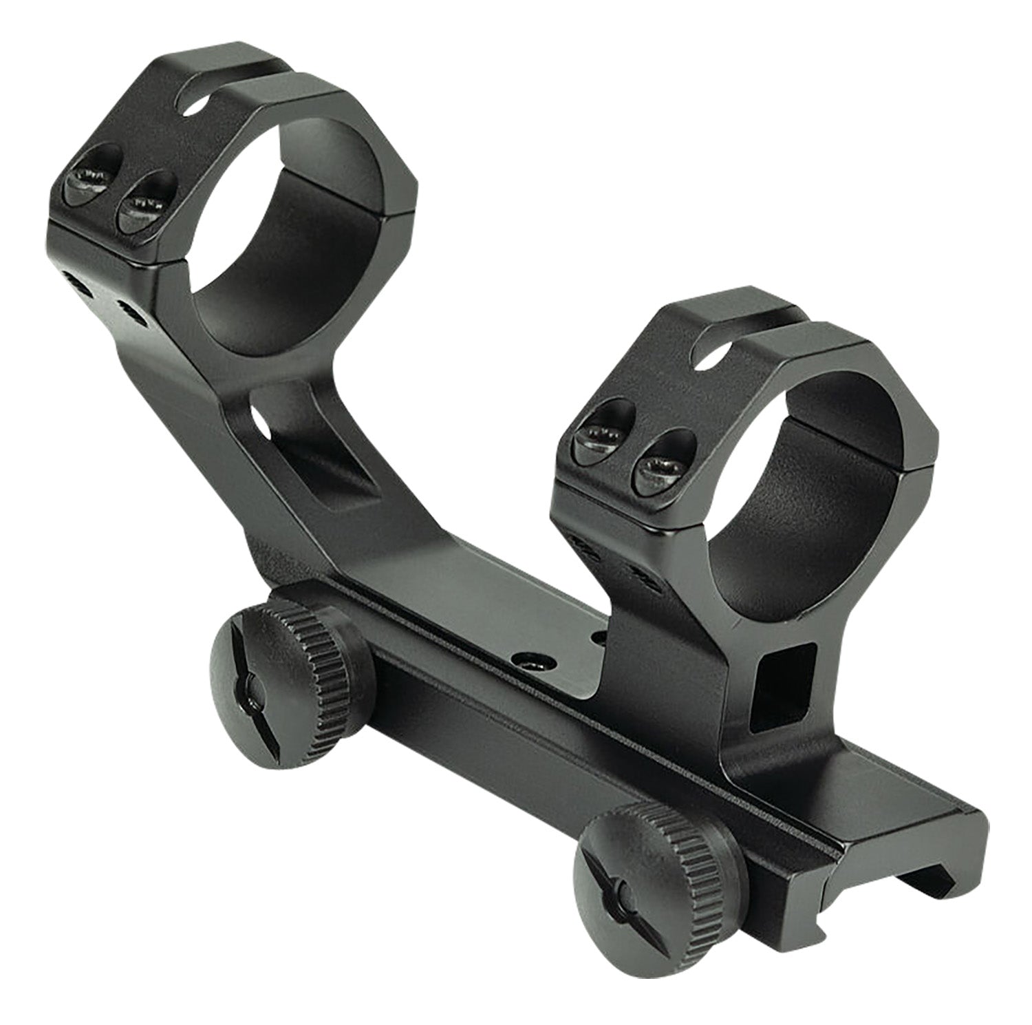 Weaver 48376 SPR Scope Mount and Ring Combo Black Aluminum 1-Inch Tube AR15/M16 Cantilever