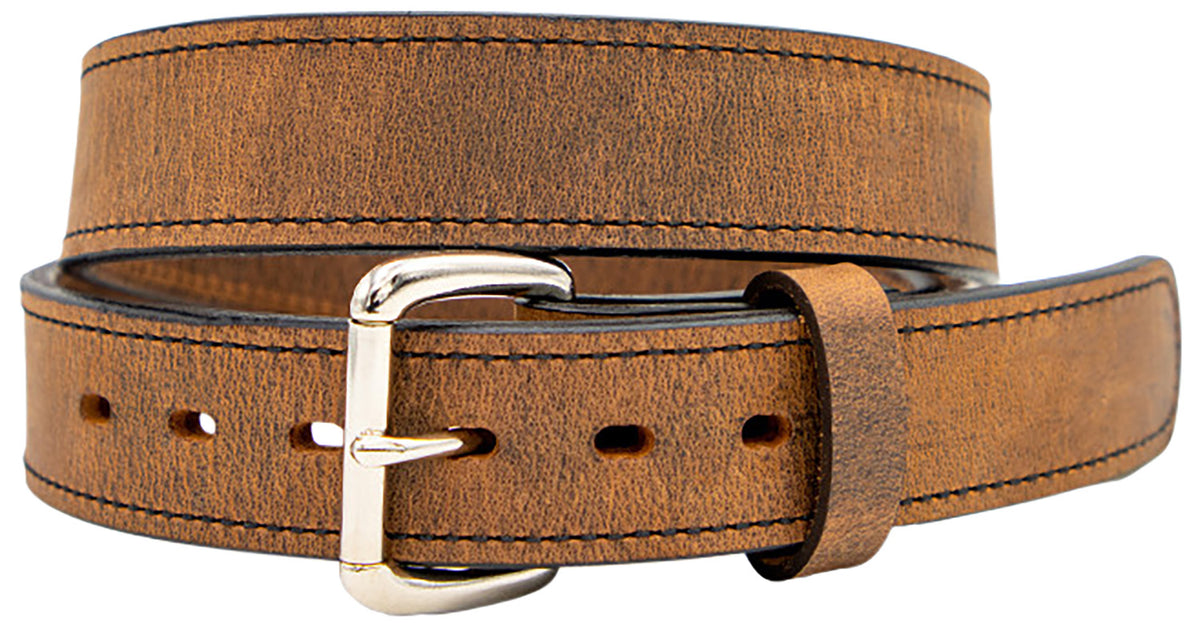 Versacarry 502/36 Classic Carry Brown Leather Belt 36 Inch Buckle Closure
