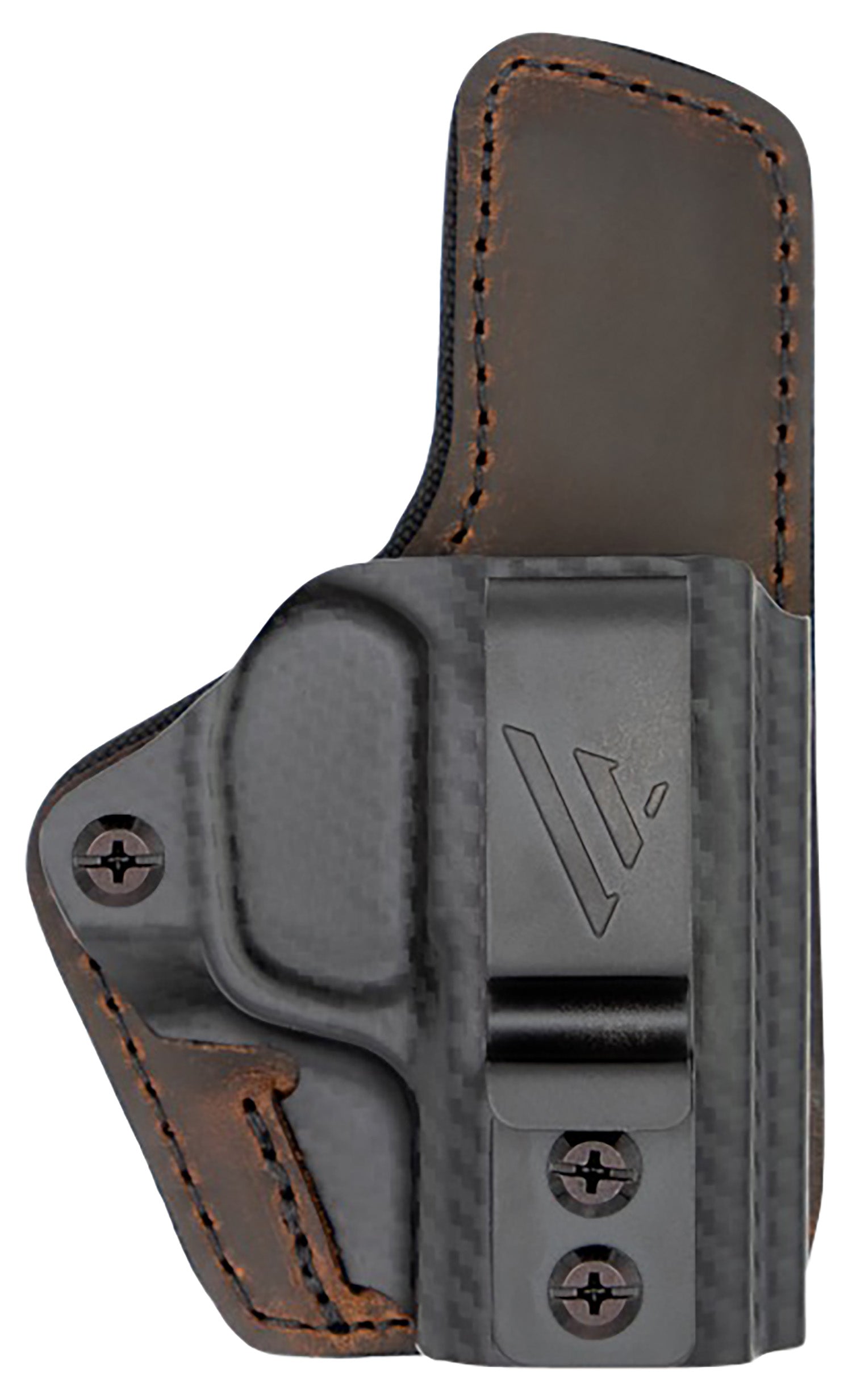 Versacarry Comfort Flex Custom IWB Brown Polymer Belt Clip Holster for Glock 19 Right Hand