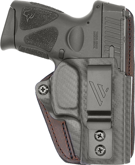 Versacarry CFC211HCT Comfort Flex Custom IWB Holster Brown Polymer Belt Clip for Springfield Hellcat Right Hand