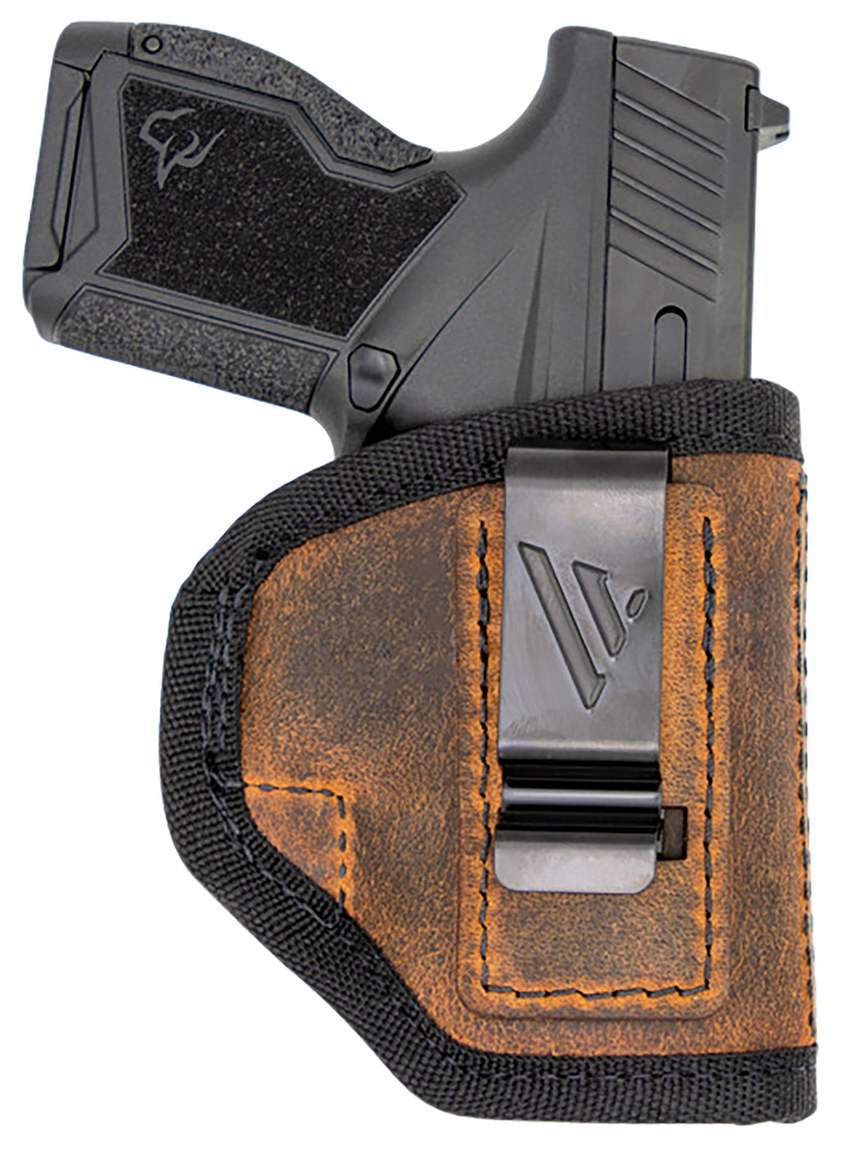 Versacarry RA2112 Ranger IWB Size 02 Brown Leather Belt Clip Holster