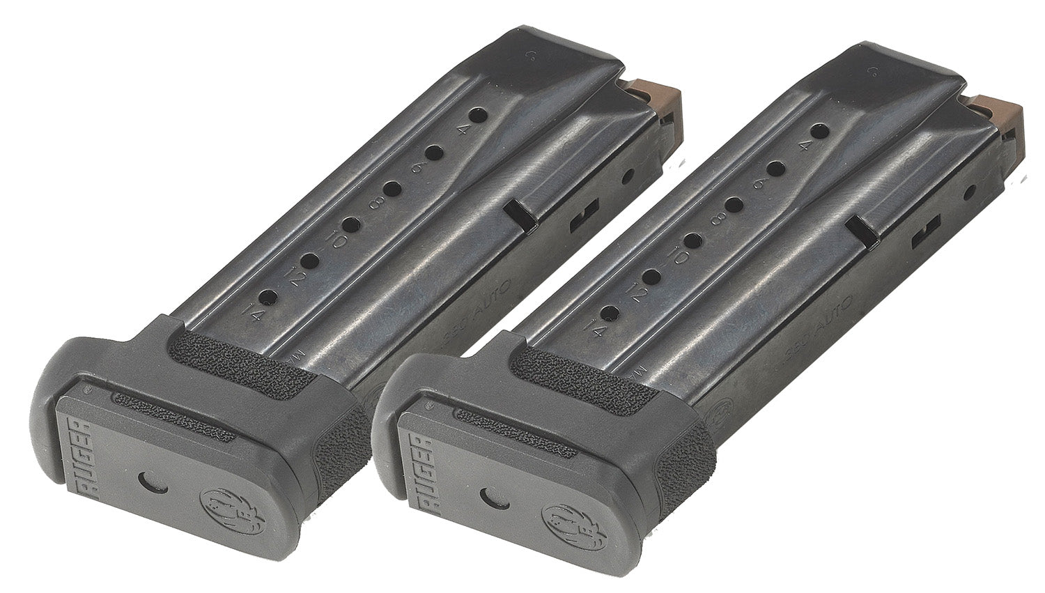 Ruger 90731 Security-380 15rd .380 ACP Black Steel Magazine Value Pack (2-Pack)