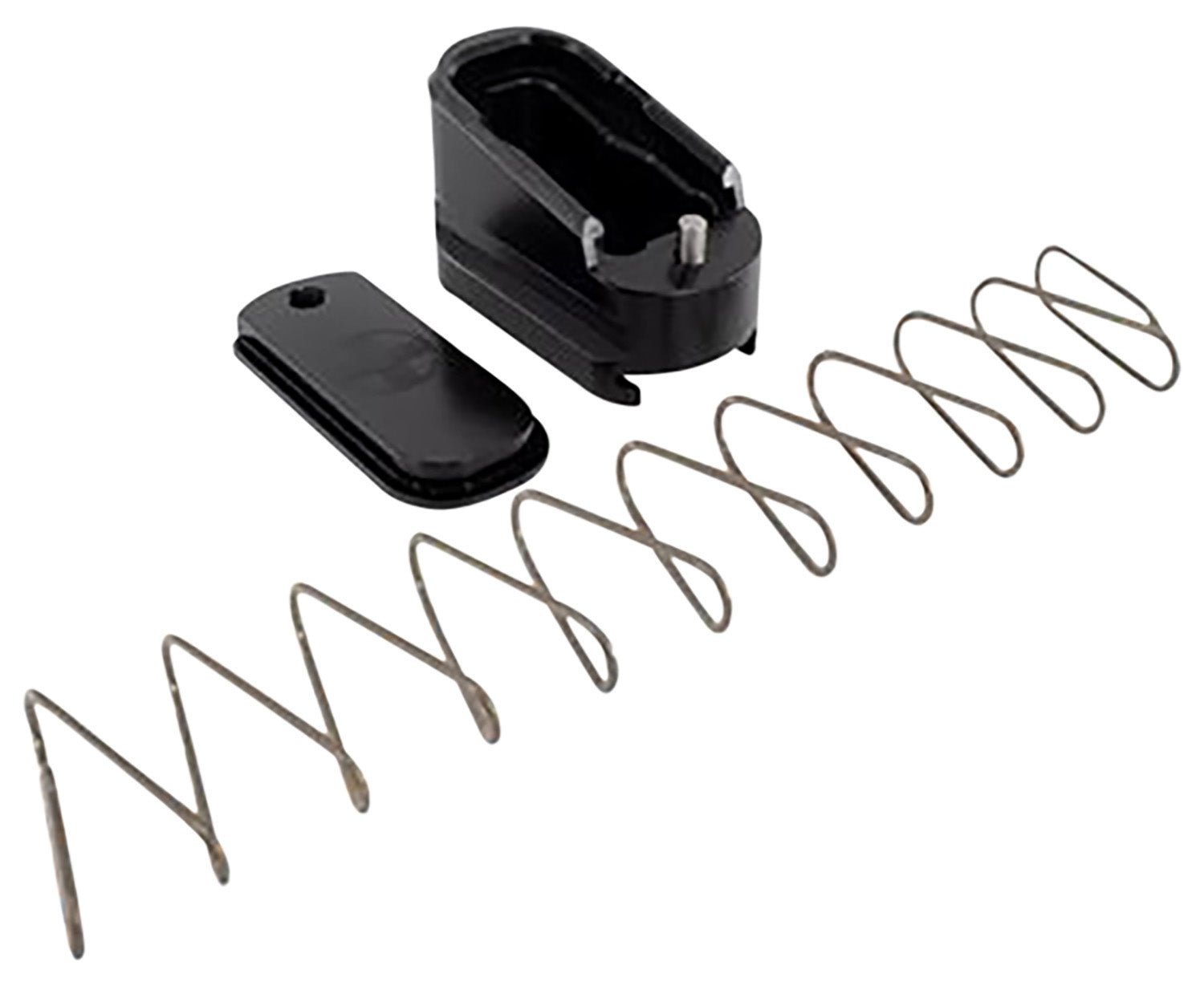 Shield Arms G43ME2BLK +2 Magazine Extension for Glock 43 – Black Anodized Aluminum