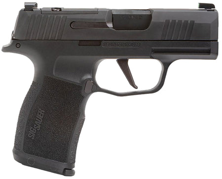 Sig Sauer 365X9BXR3PMS10 P365X Micro-Compact 9mm Luger 10+1 3.10" Black Steel Barrel, Black Nitron Optic Ready/Serrated Slide & Frame w/Sig Rail, Black Polymer Grips, Right Hand