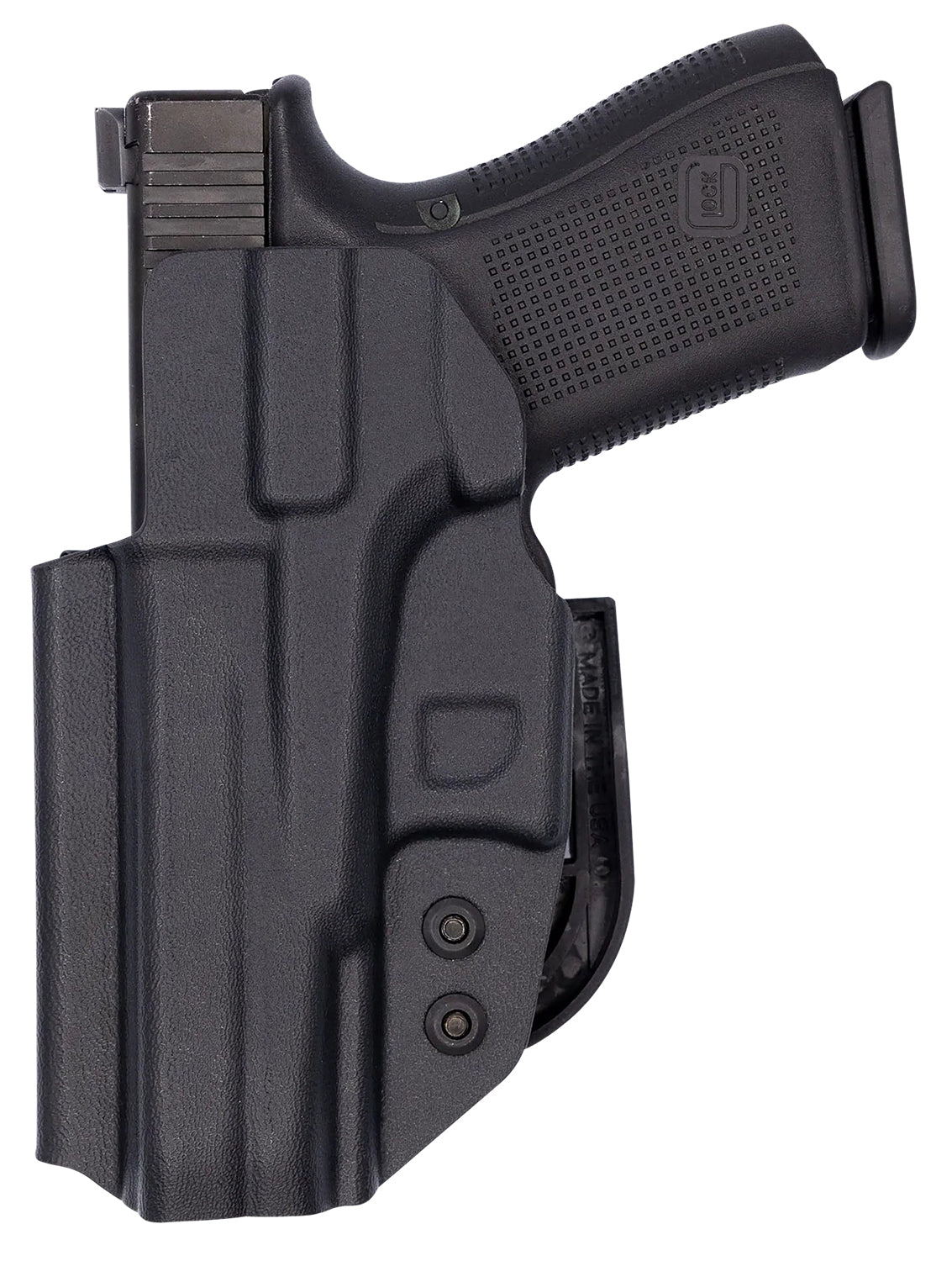 C&G Holsters 0008100 Covert IWB Kydex Holster Black Belt Clip for Glock 19/23