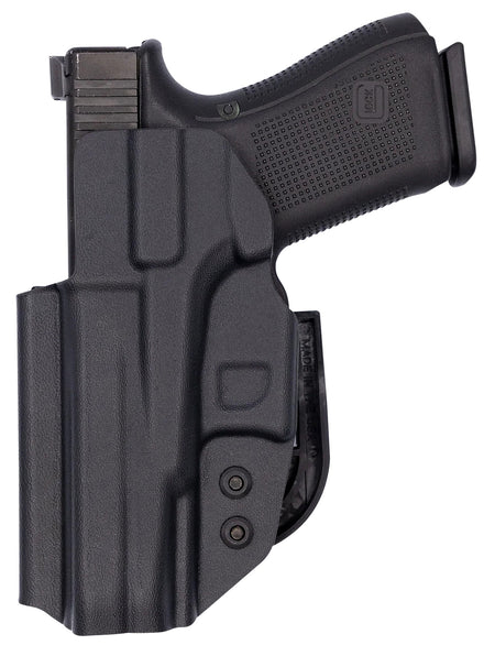 C&G Holsters 0008100 Covert IWB Kydex Holster Black Belt Clip for Glock 19/23