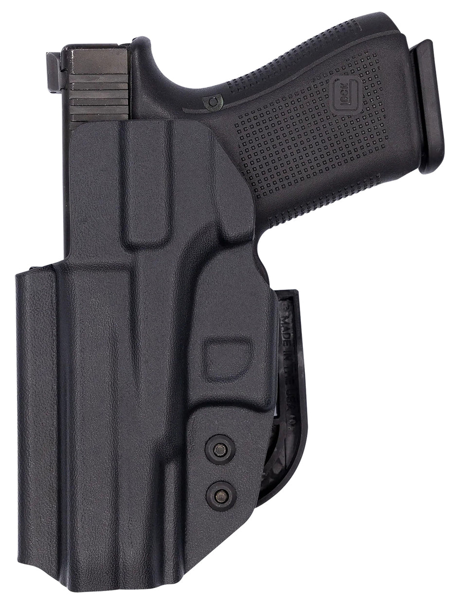 C&G Holsters 0008100 Covert IWB Kydex Holster Black Belt Clip for Glock 19/23
