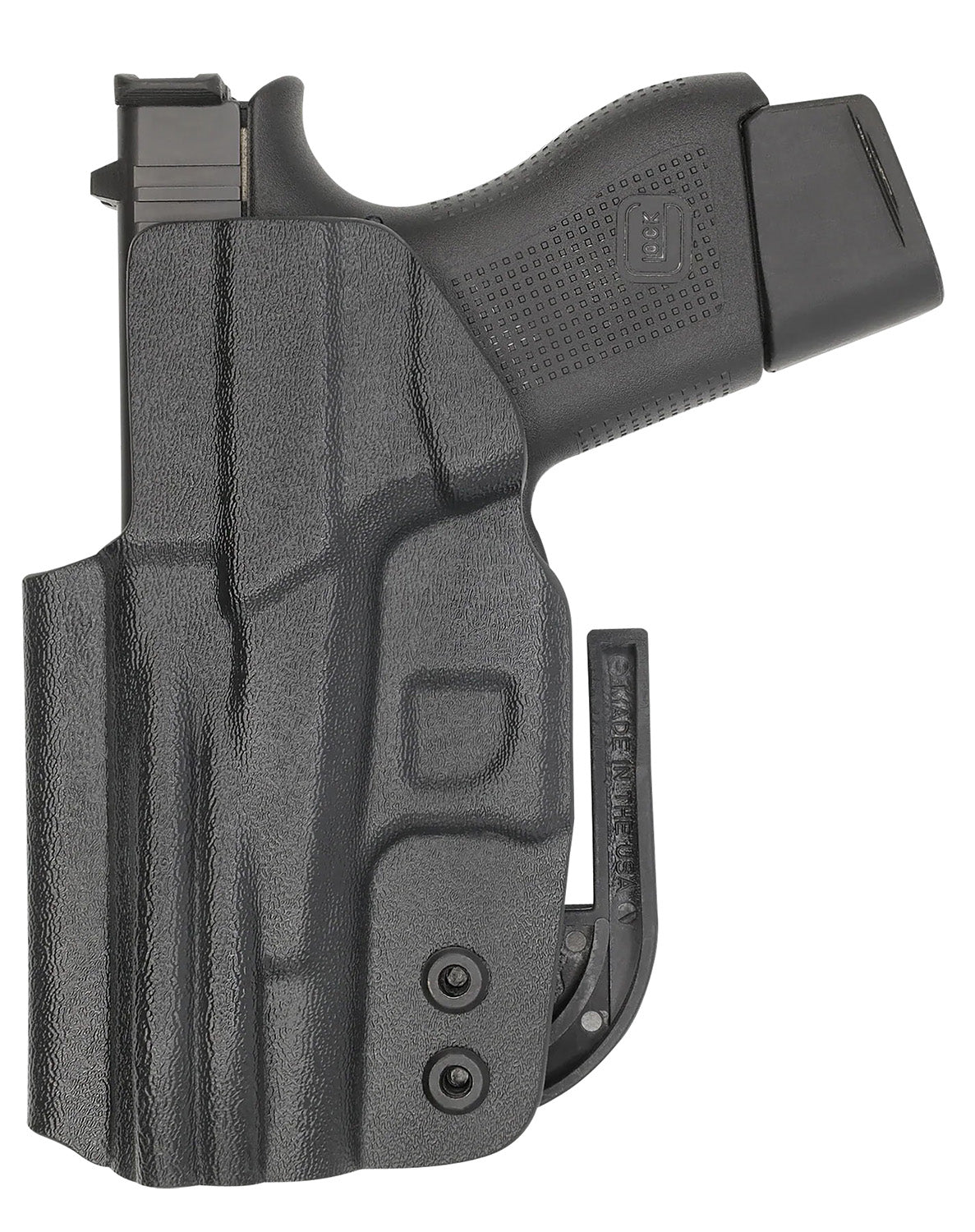 C&G Holsters 0026100 Covert IWB Kydex Holster Black Belt Clip for Glock 42