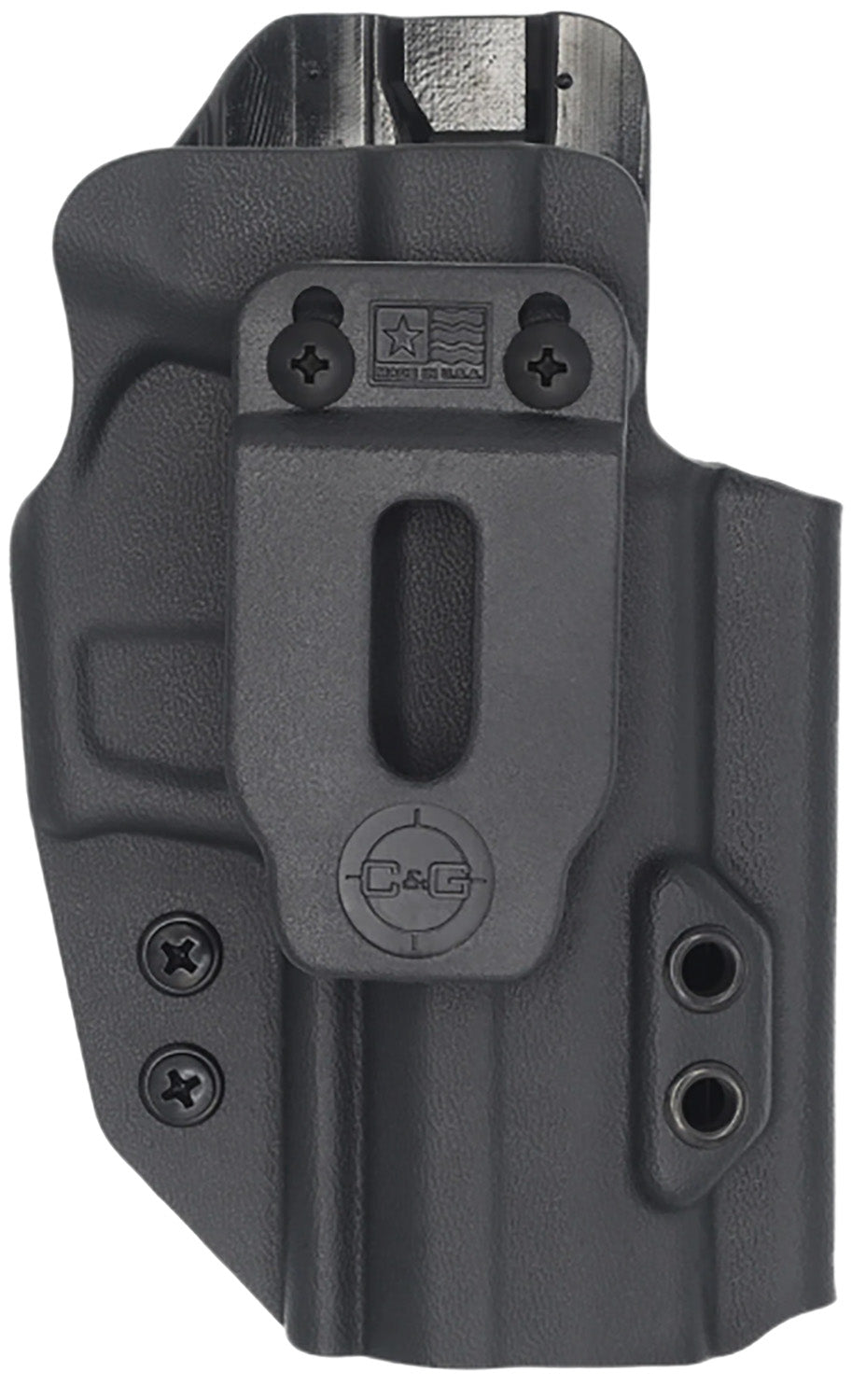 C&G Holsters 0288100 Covert IWB Kydex Holster Black Belt Clip for Sig Sauer P320C