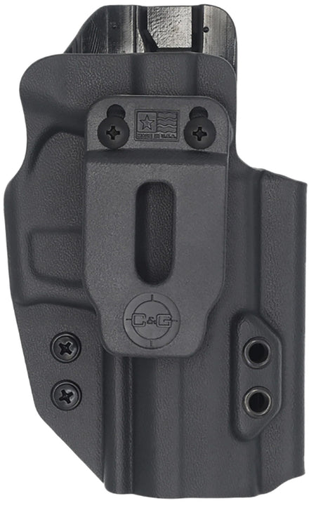 C&G Holsters 0288100 Covert IWB Kydex Holster Black Belt Clip for Sig Sauer P320C